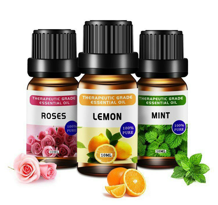 Aromathérapie à un seul coffre de 12pcs.  huile essentielle Boîte de 10 ml de la plante multi-espèce rose aromathérapie ensemble d'huiles essentielles