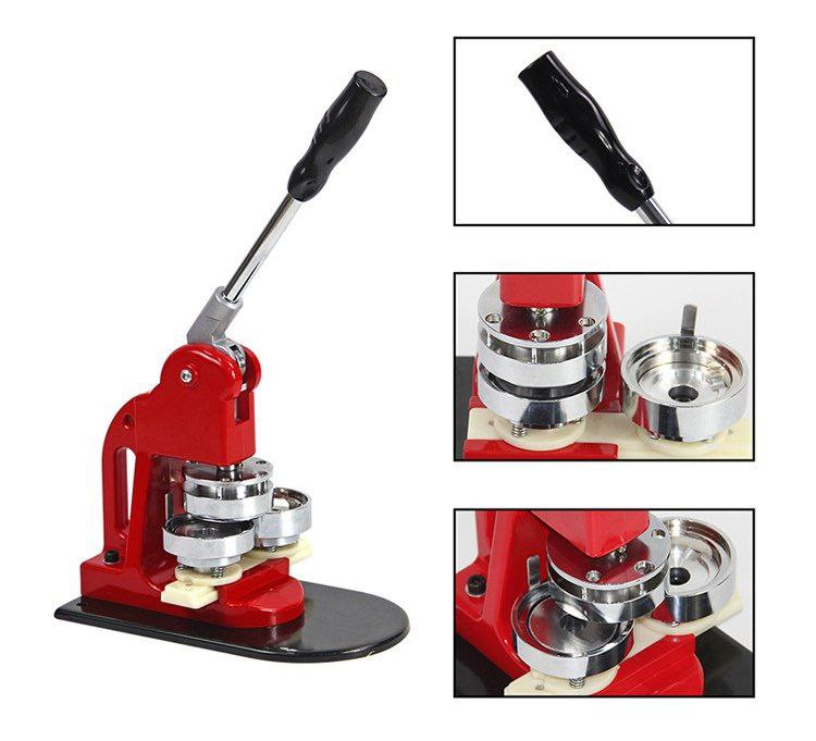 Machine à badges en fer blanc, manuelle, équipement publicitaire de bricolage