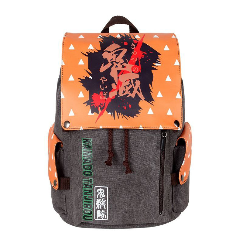Sac à dos périphérique d'animation Demon Slayer : Kimetsu no Yaiba Nezuko Tanjiro My Wife Zenitsu Schoolbag