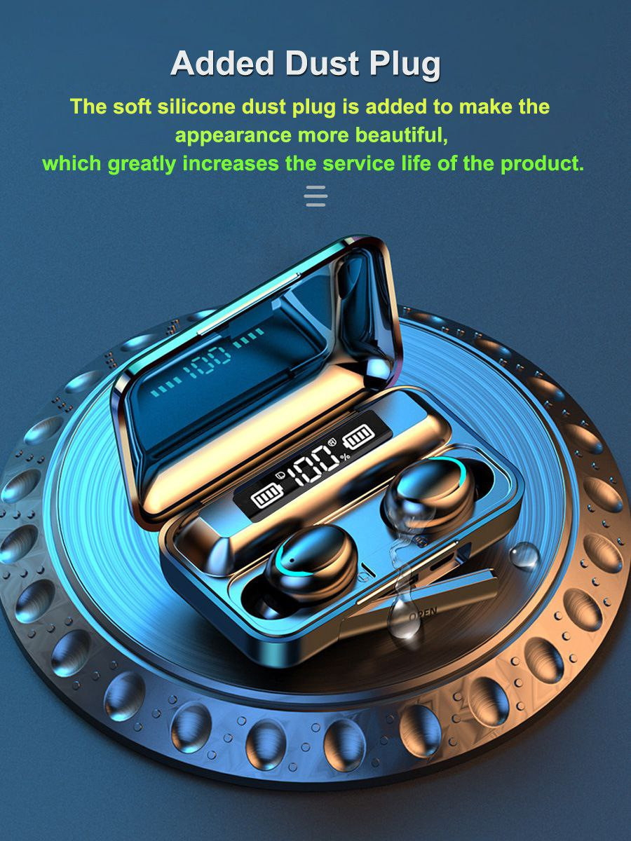 Casque Bluetooth sans fil transfrontalier F9-5CTWS M10 M3 27 28 39 spot intra-auriculaire haute puissance tactile