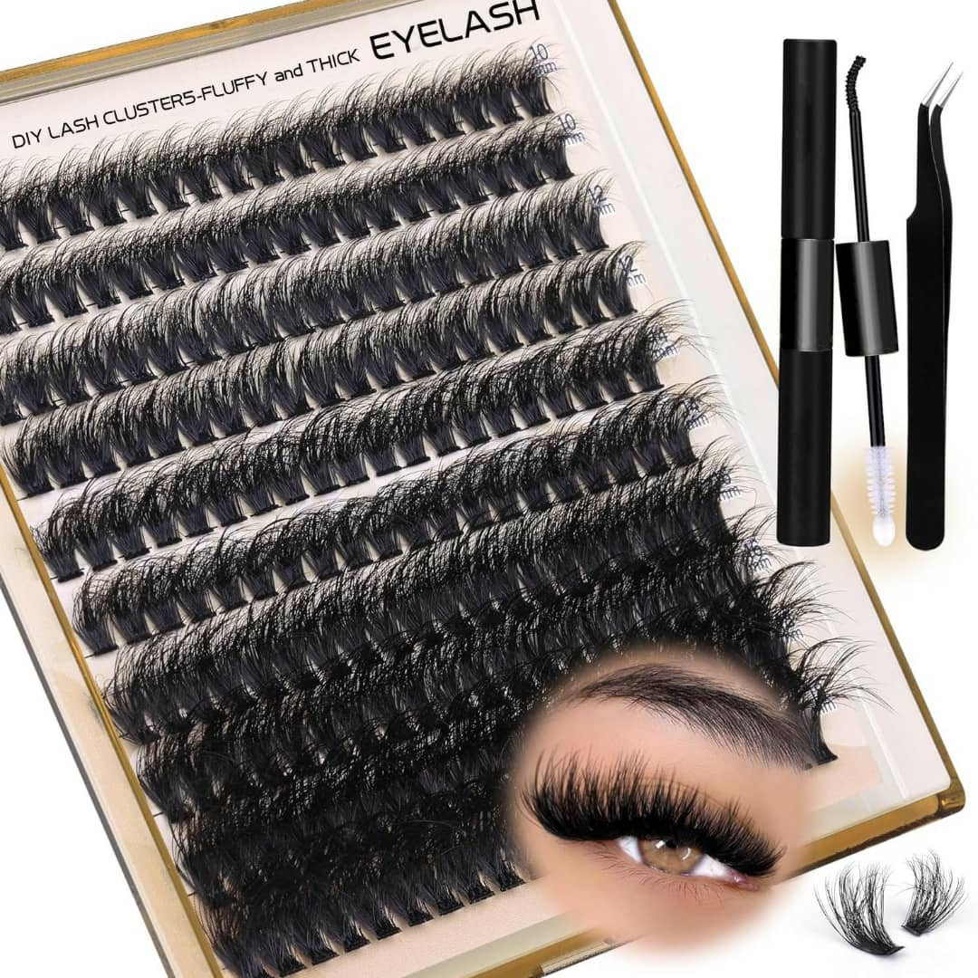 European and American Foreign Trade 200d Eyellash Extension Set 10-18mmdiy auto-greffé 3D Fluffy imitation Mink Fake Eyellash
