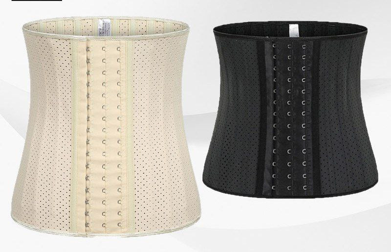 Nouvelle ceinture de fitness en caoutchouc naturel à 25 et 30 os , ceinture abdominale respirante perforée, ceinture abdominale de sport