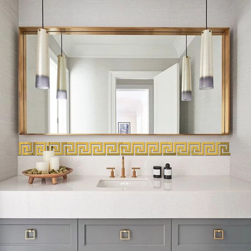 Autocollant mural miroir miroir à combinaison arrondie de 10 cm avec support adhésif